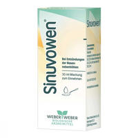 PZN-DE 03298879, WEBER & WEBER Sinuvowen Tropfen zum Einnehmen Mischung 30 ml,