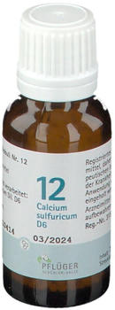 A. Pflüger Biochemie 12 Calcium sulfuricum D6 Globuli (15g)