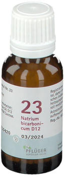A. Pflüger Biochemie 23 Natrium bicarbonicum D12 Globuli (15g)