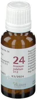 A. Pflüger Biochemie Schüßler-Salz Nr.24 Arsenum jodatum D12 Globuli (15g)
