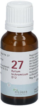 A. Pflüger Biochemie Schüßler-Salz Nr.27 Kalium bichromicum D12 Globuli (15g)