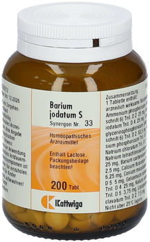 Kattwiga Synergon Komplex 33 Barium Jodatum Tabletten (200 Stk.)