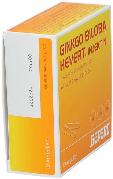 Hevert Ginkgo Biloba Hevert injekt Ampullen (10 Stk.)