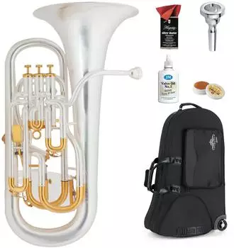 Lechgold Supreme EU-310SB Euphonium Bb, versilbert gebürstet (00076461)