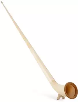 Lechgold Alphorn natur, F, 360cm, 3-teilig