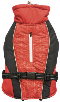 Duvo+ Hi Vis Casual Hundemantel S rot/schwarz