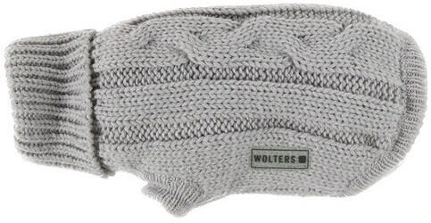 Wolters Zopf-Strickpullover silber (39416)
