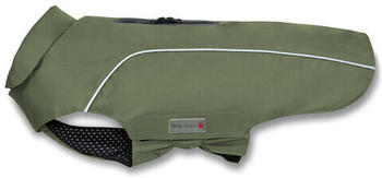 Wolters Regenjacke Easy Rain f&uuml;r Dackel moosgr&uuml;n R&uuml;cken: 48cm (56172)