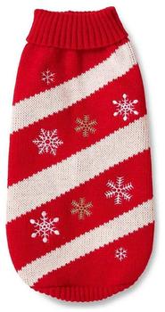 Wolters Strickpullover Frosty rot/weiß Rücken: 30cm (42463)