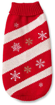Wolters Strickpullover Frosty rot/weiß Rücken: 25cm (42462)