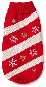 Wolters Strickpullover Frosty rot/weiß Rücken: 50cm (42467)