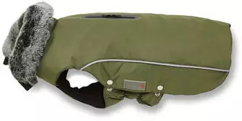 Wolters Winterjacke Amundsen f&uuml;r Dackel olive R&uuml;cken: 36cm (54728)