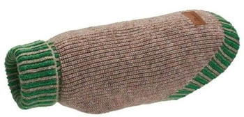 HUNTER Hundepullover Odense mit M&uuml;tze 50 beige/gr&uuml;n