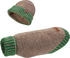 HUNTER Hundepullover Odense mit Mütze 45 beige/grün