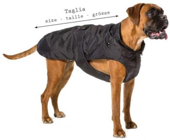 Fashion Dog reflektierender Regenmantel Hund neongelb 55cm (21555)