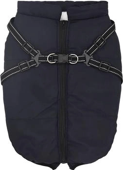 vidaXL Hundemantel Geschirr Wasserdicht Reflektierend Marineblau L52