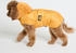 Fashion Dog Hunde-Steppmantel mit abnehmbarer Kapuze Ocker-Gelb 60 cm