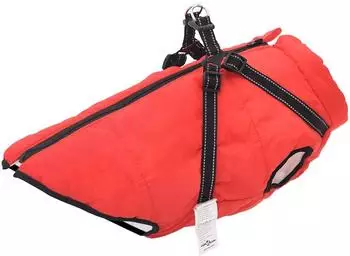 vidaXL Hundemantel rot XXXL