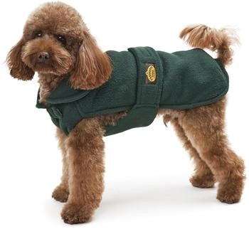 Fashion Dog Fleece-Hundemantel Grün 30 cm