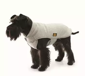 Fashion Dog Fleece-Hundemantel Grau 51 cm