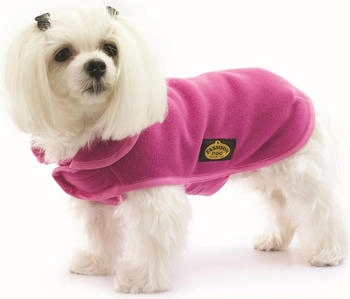 Fashion Dog Fleece-Hundemantel Fuchsia 36 cm