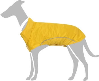 vidaXL Hunde Regenmantel mit Reflexstreifen Polyester Gelb 2XL