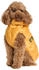 Fashion Dog Hunde-Steppmantel mit abnehmbarer Kapuze Ocker-Gelb 33 cm