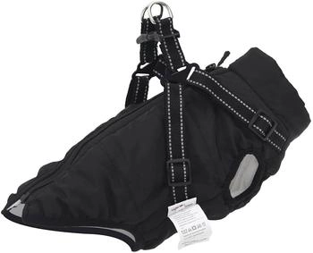 vidaXL Hundemantel schwarz L