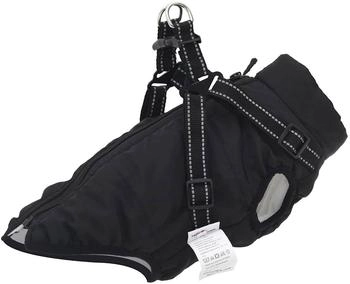 vidaXL Hundemantel schwarz XL