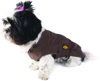 Fashion Dog Regenmantel für Hunde Braun 27 cm