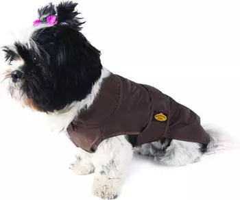 Fashion Dog Regenmantel für Hunde Braun 47 cm
