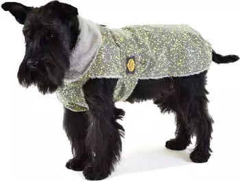 Fashion Dog reflektierender Regenmantel für Hunde mit Kunstpelzfutter 43 cm