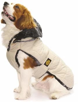 Fashion Dog Steppmantel für Hunde Beige 43 cm