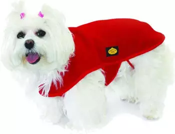 Fashion Dog Fleece-Hundemantel Rot 75 cm