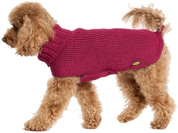 Fashion Dog Strickpullover für Hunde rubinrot 36 cm