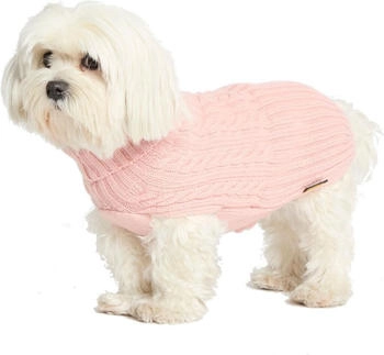 Fashion Dog Hundepullover aus Kaschmirwollmischung rosa 30 cm
