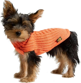Fashion Dog Hundepullover aus Merinowollmischung orange 39 cm