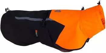 Non-stop dogwear Fjord raincoat 2.0 schwarz/orange 55 cm