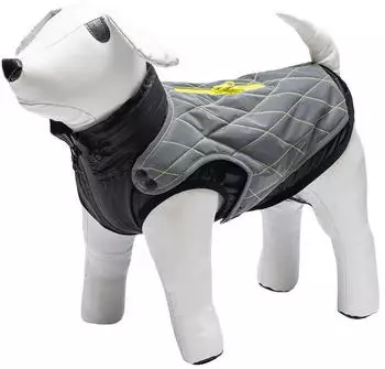 Beeztees Hundemantel Allia reflektierend grau Rückenlänge: 44 cm