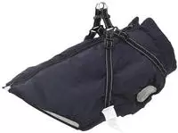 vidaXL Hundemantel Marineblau L44 Fleece und Polyester