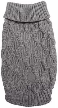 Beeztees Hundepullover Marie grau Rückenlänge: 24 cm
