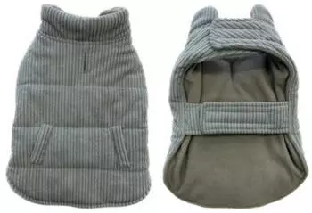 Duvo+ Hundemantel Corduroy grau Gr. S