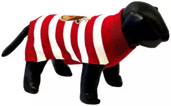 Nobby Xmas Hundepullover Heart Nose rot-weiß Gr. 23 cm