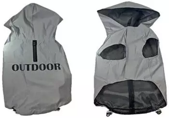 Duvo+ Hundemantel Hi Vis Sporty grau Gr. M