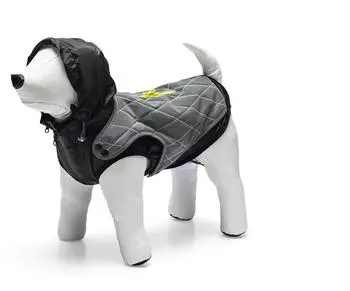Beeztees Hundemantel Allia reflektierend grau Rückenlänge: 28 cm
