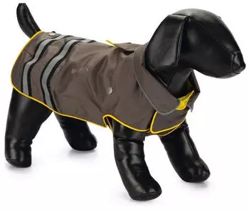 Beeztees Hunde-Regenmantel Seja grau Gr. 62 cm