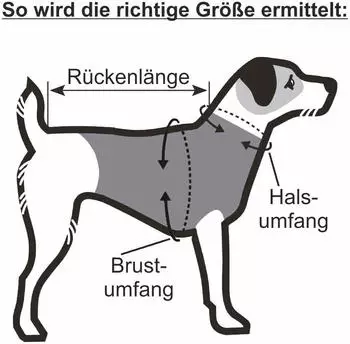 Nobby Hundemantel X04 2 in 1 schwarz Gr. 40 cm