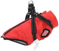vidaXL Hundemantel Rot L40 Fleece und Polyester