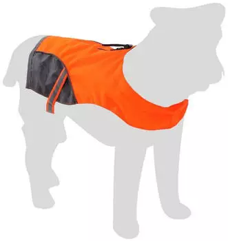 Flamingo Sicherheitsweste Fizz orange/grau Rückenlänge: 34 cm