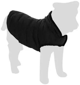 Flamingo Hundemantel Boso schwarz R&uuml;ckenl&auml;nge: 40 cm